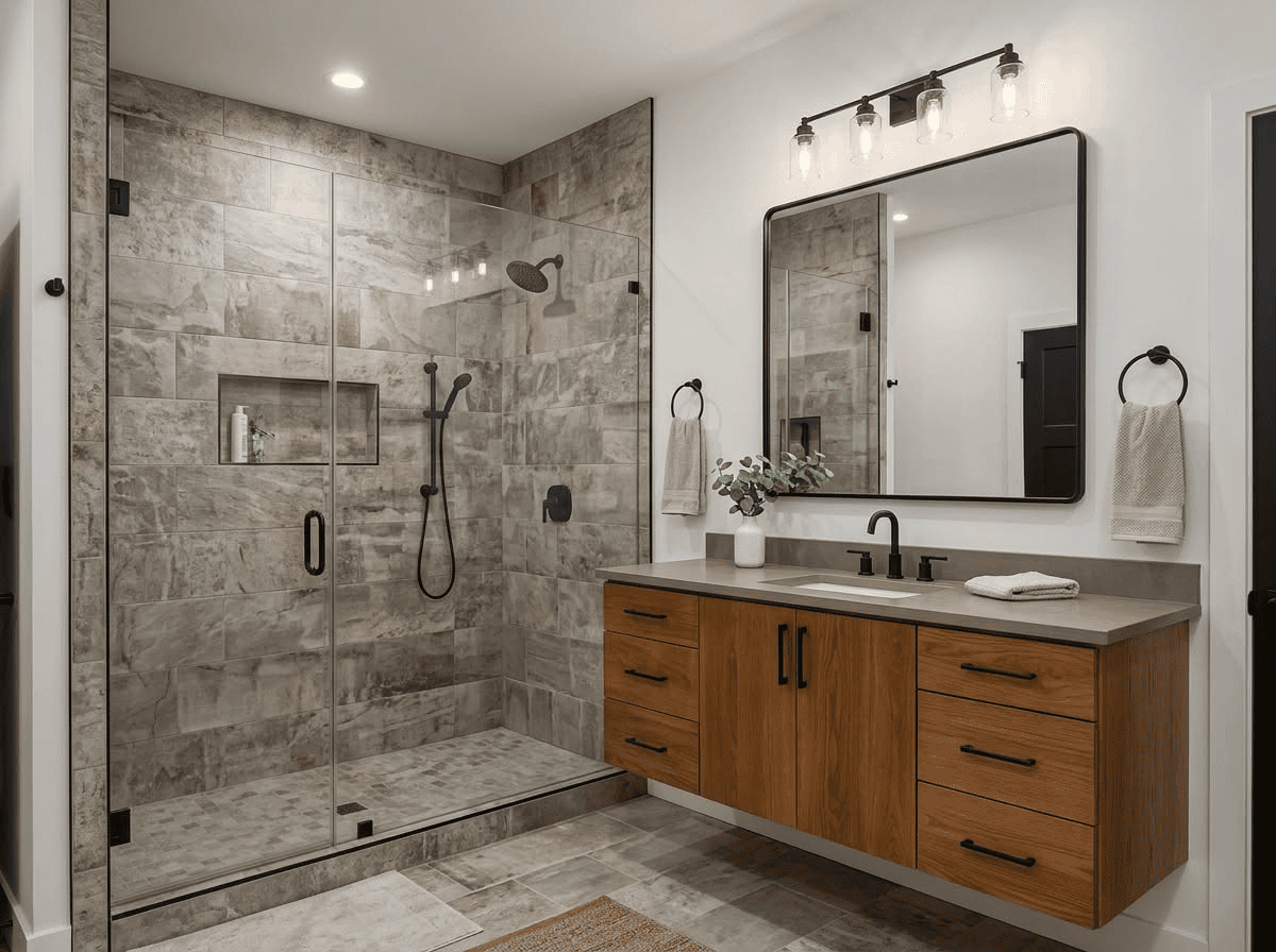Oakridge Modern manufactured home – Oversized Modern Windows