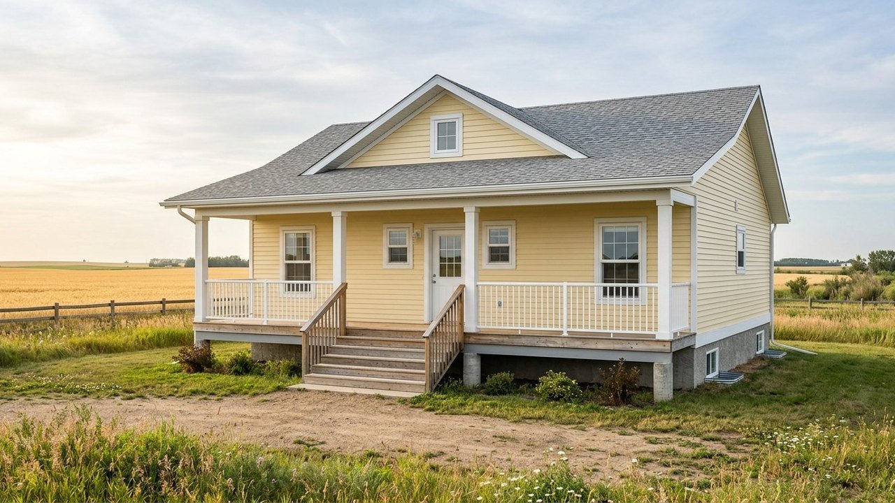 The Lapis charming 2 bedroom RTM home with spacious covered front porch